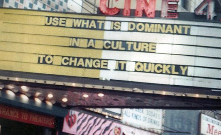 Use what is dominant in a culture to change it quickly