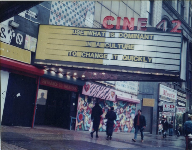 Theater marquee