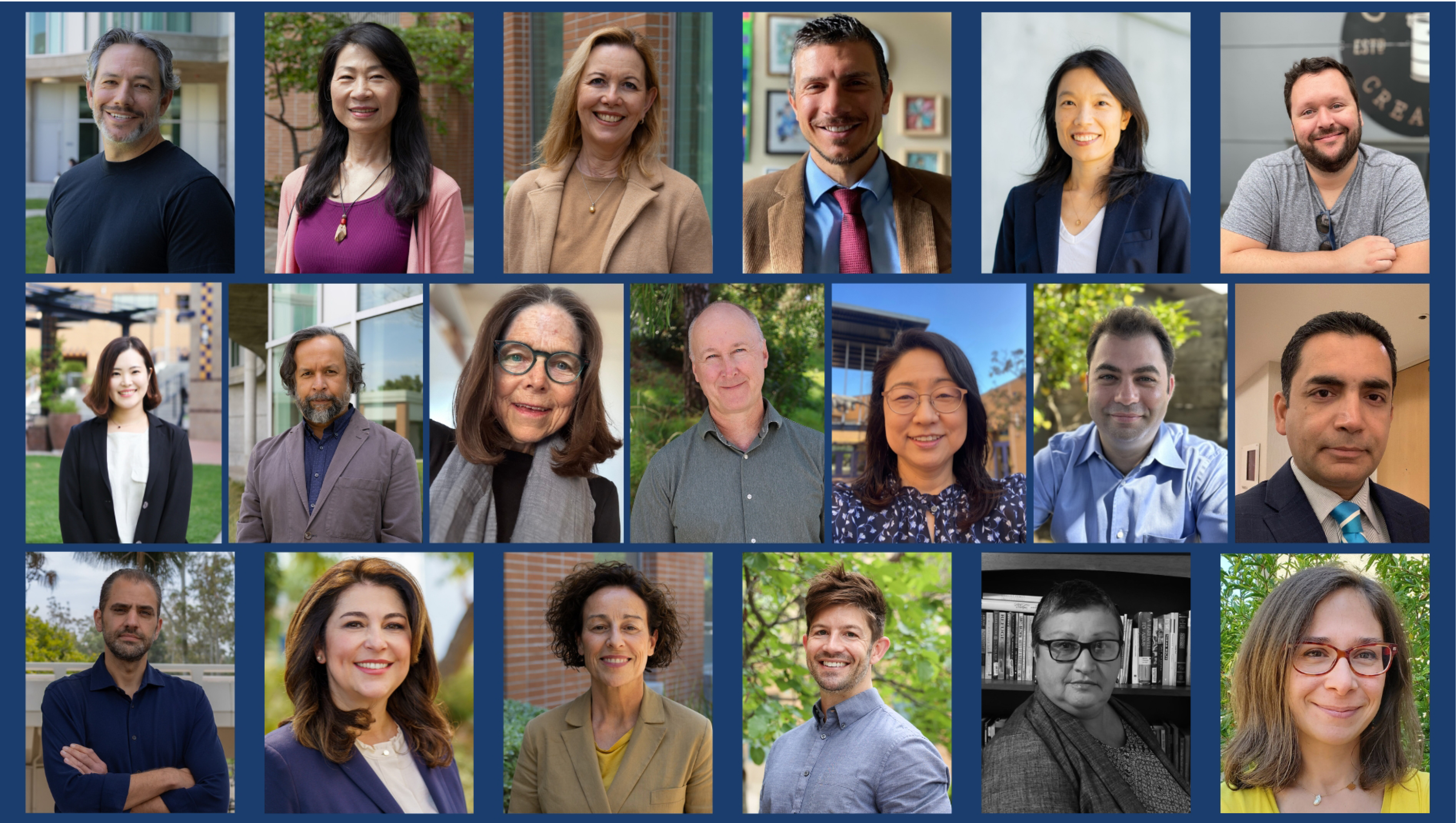 Design of all Unit 18 lectures headshots.