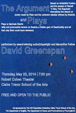 David Greenspan Event