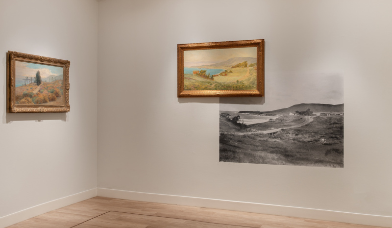 Curtis Curtis Chamberlin’s painting The Old Coast Road (Arch Beach Road) 