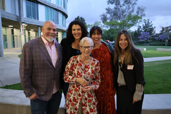 MFA students with Michelle Latiolais