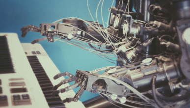 Robot Playing Piano